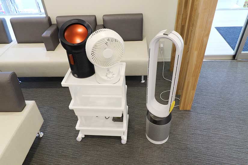 空気清浄機フル稼働で院内も常にクリア！